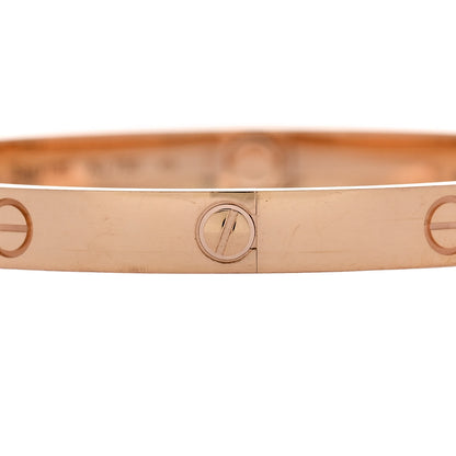 Cartier 18K Pink Gold LOVE Bracelet 20 5 of 9