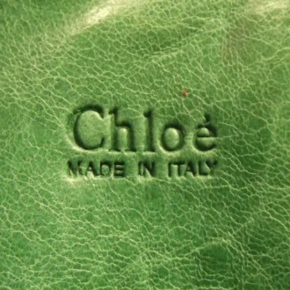 Chloe Leather Heloise Satchel Jewel Green 7 of 12