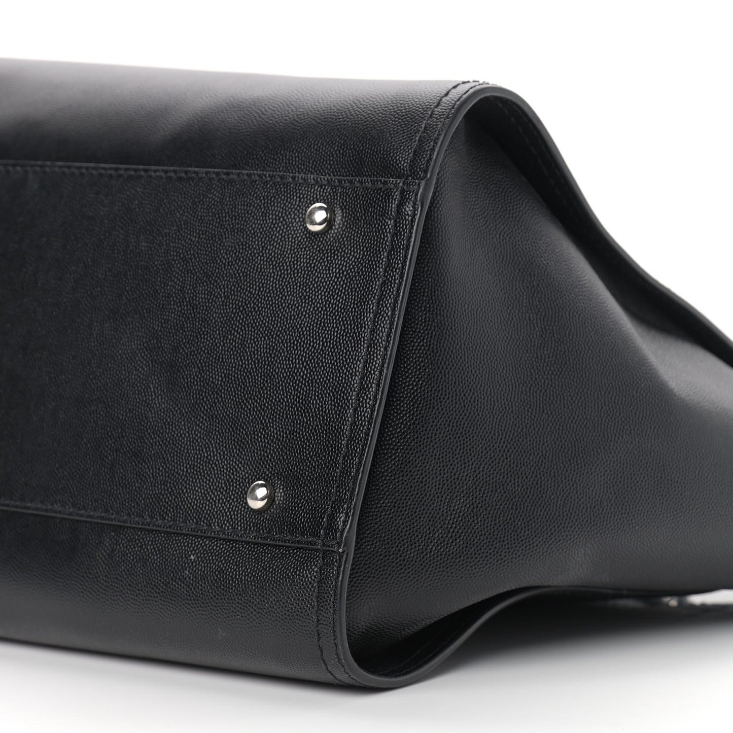 Caviar Medium Studded Deauville Tote Black