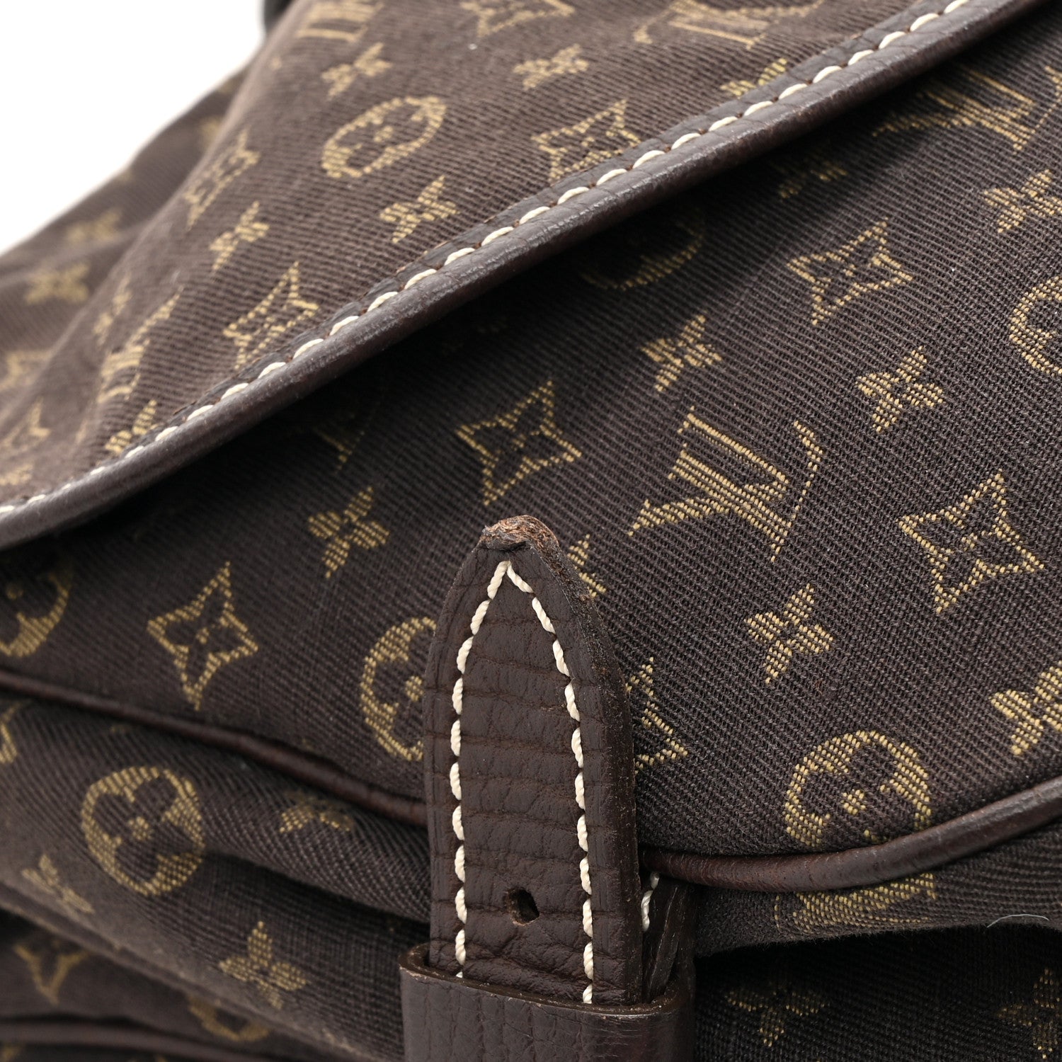 Louis Vuitton Monogram Mini Lin Saumur Ebene 13 of 17