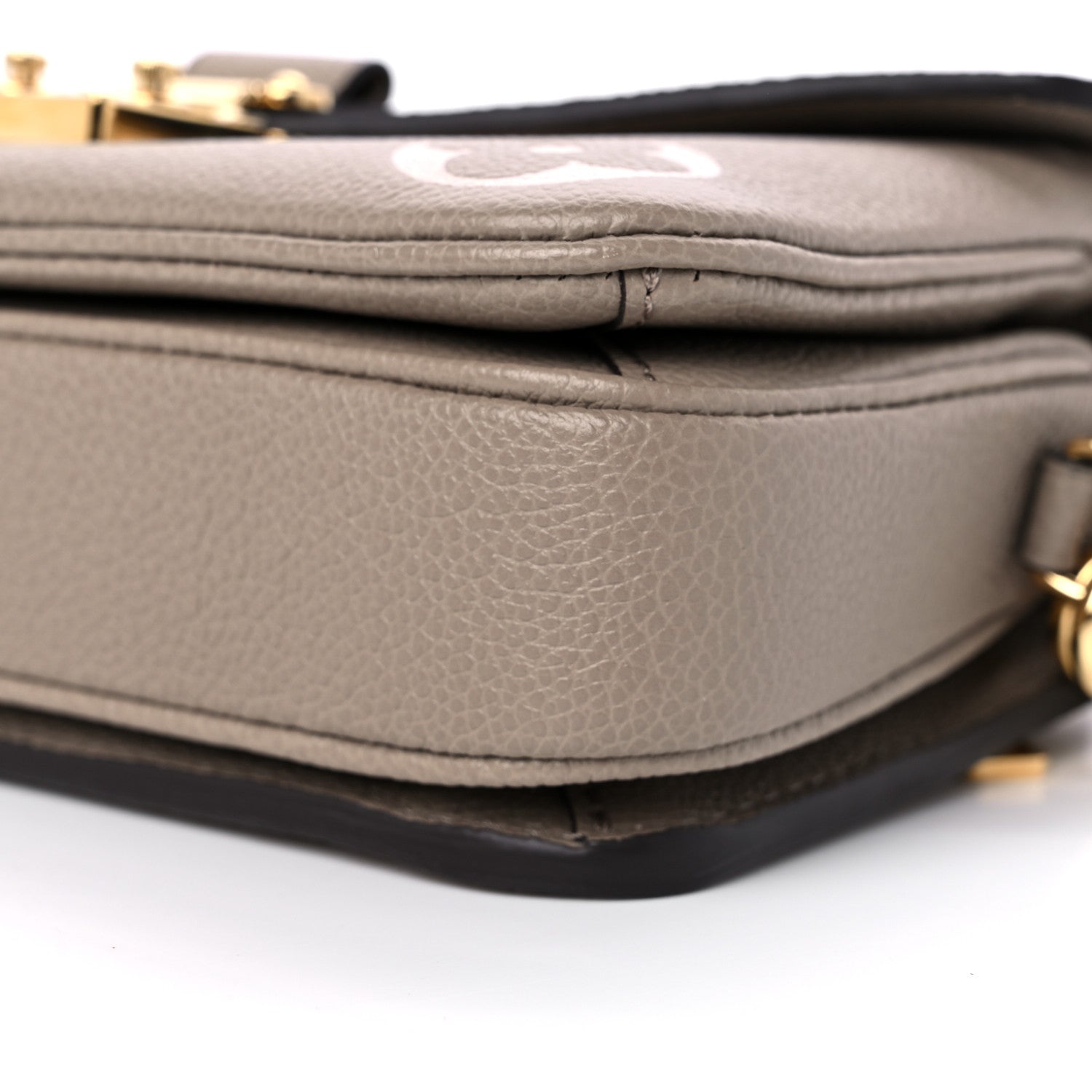 Louis Vuitton Empreinte Monogram Giant Pochette Metis East West Tourterelle Creme 8 of 9