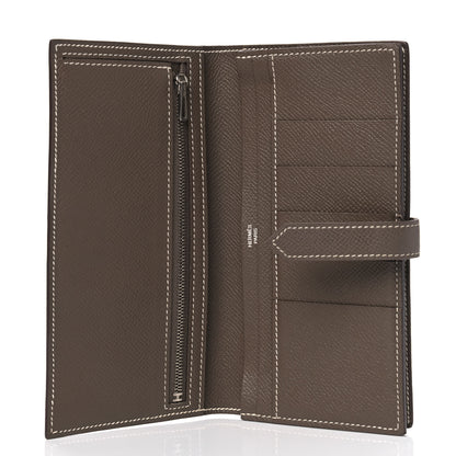 Hermes Epsom Bearn Gusset Wallet Etoupe 4 of 6