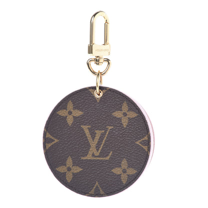 Louis Vuitton Monogram LV Mirror Bag Charm Key Holder Rose Ballerine 1 of 4