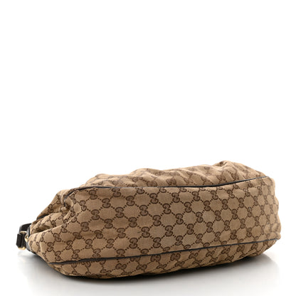 Gucci Monogram Medium Sukey Hobo Dark Brown 4 of 14