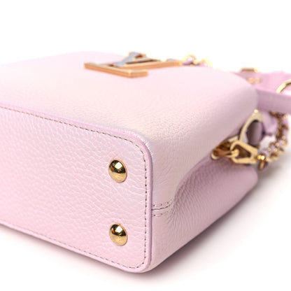Louis Vuitton Taurillon LV Ski Capucines Mini Pearly Lilac 9 of 10