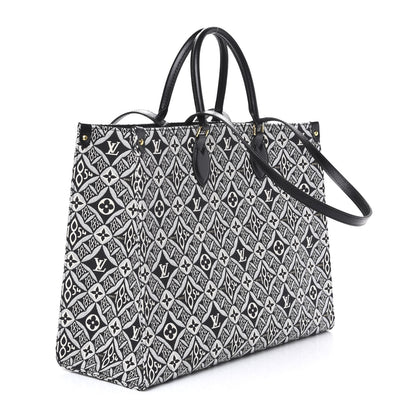 Louis Vuitton Jacquard Since 1854 Onthego GM Grey 2 of 8