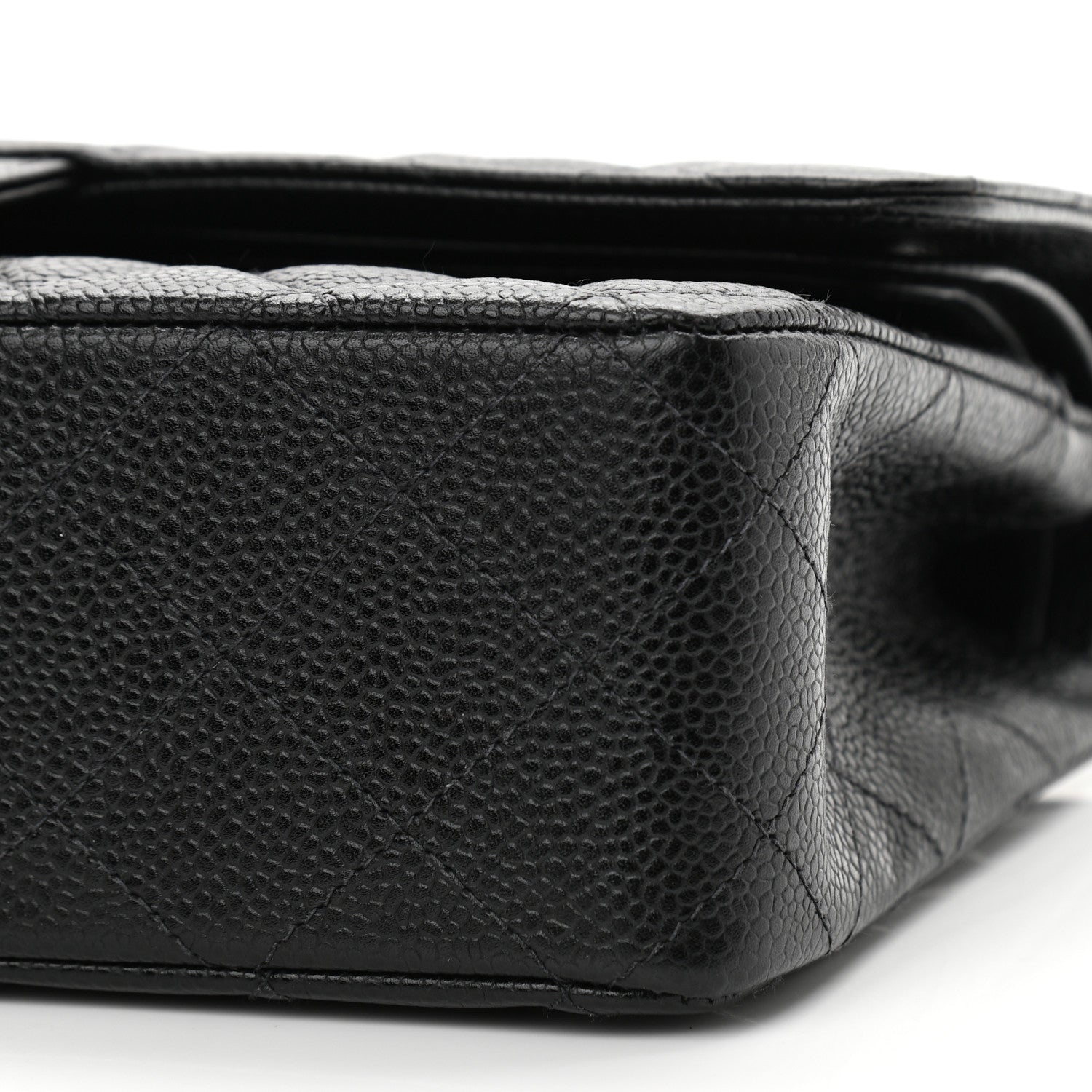 Chanel Caviar Quilted Medium Double Flap Black 10 of 11