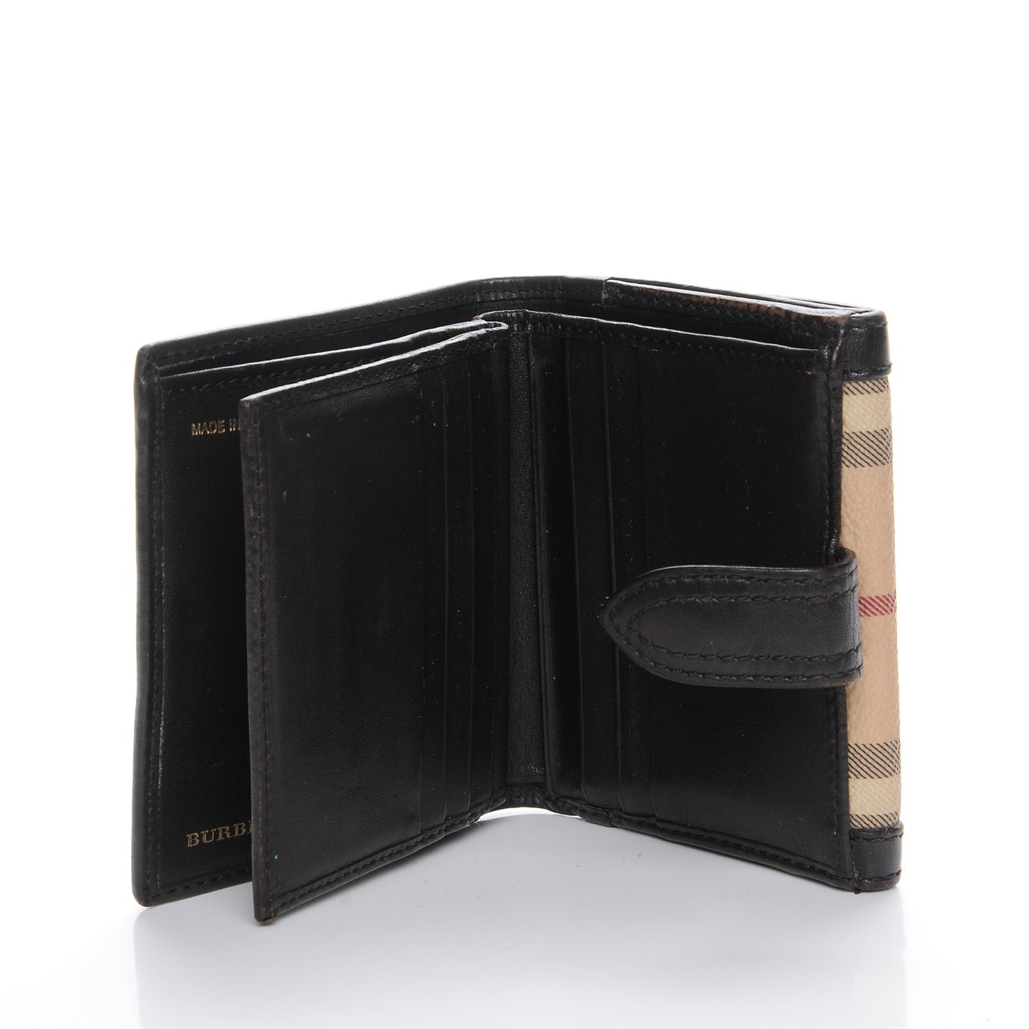 Haymarket Check Compact Wallet Chocolate