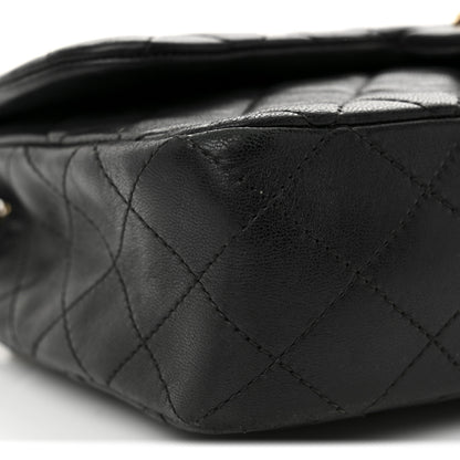 Chanel Lambskin Quilted Medium Westminster Pearl Flap Black 9 of 10