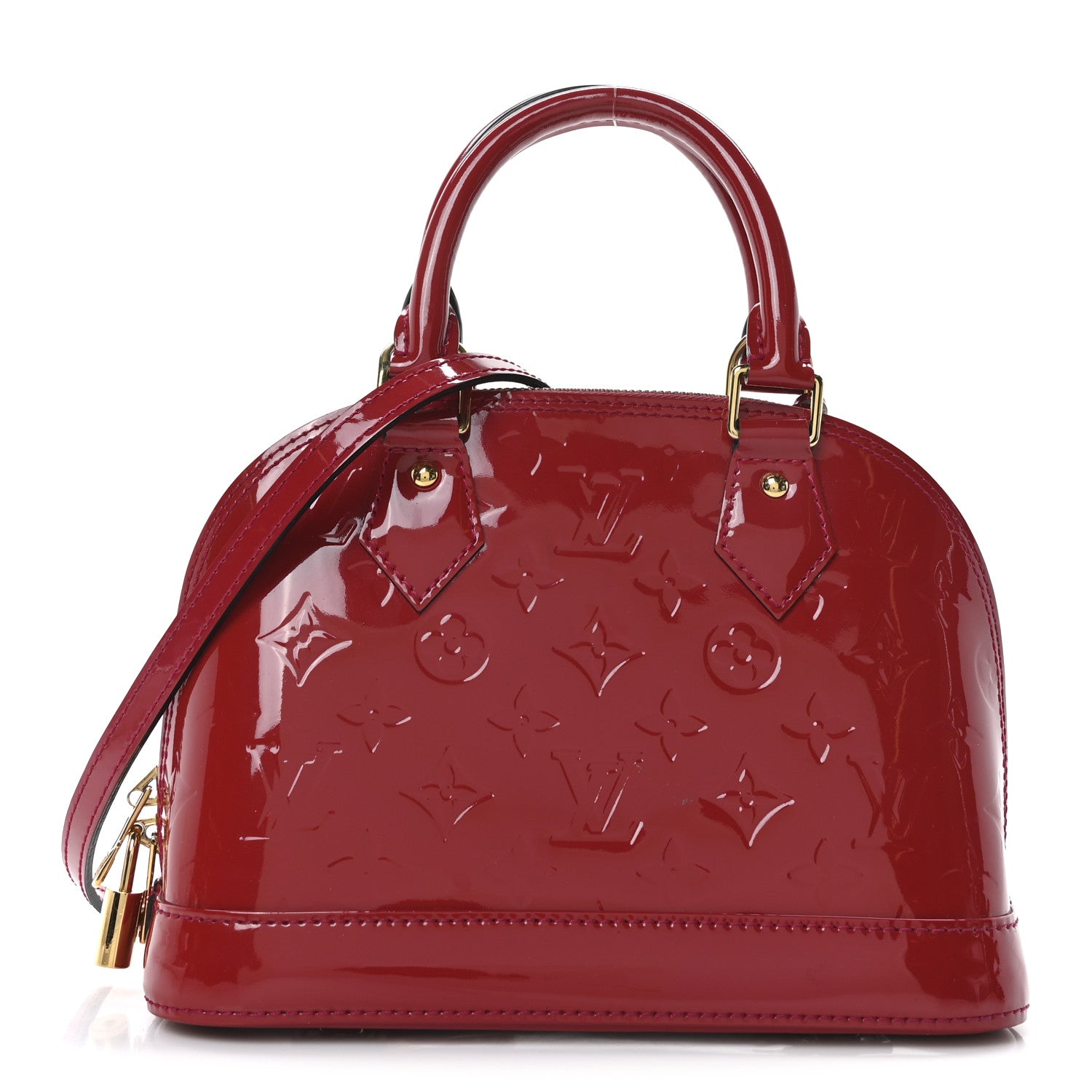 Louis Vuitton Vernis Alma BB Rose Indien 1 of 9