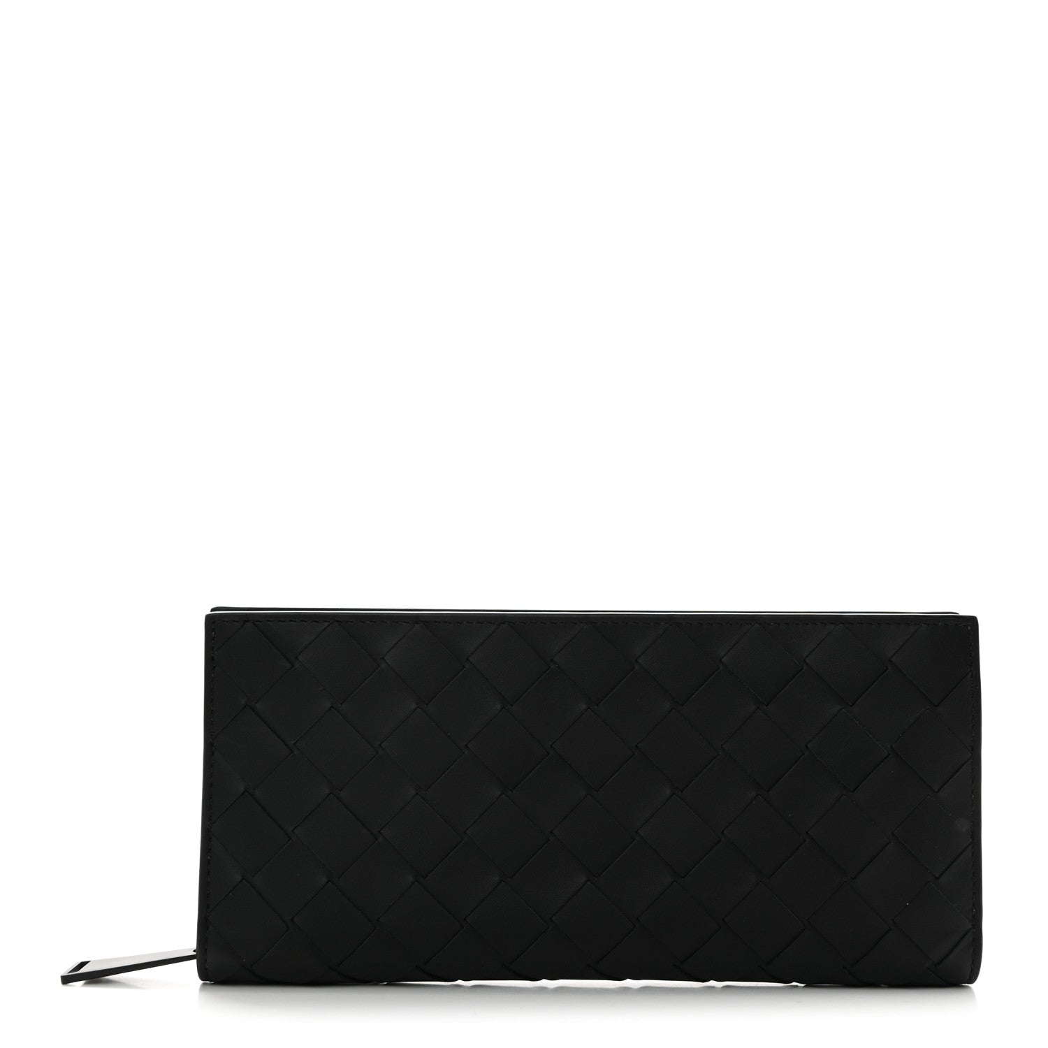 Bottega Veneta Nappa Intrecciato Zip Around Wallet Black 1 of 8
