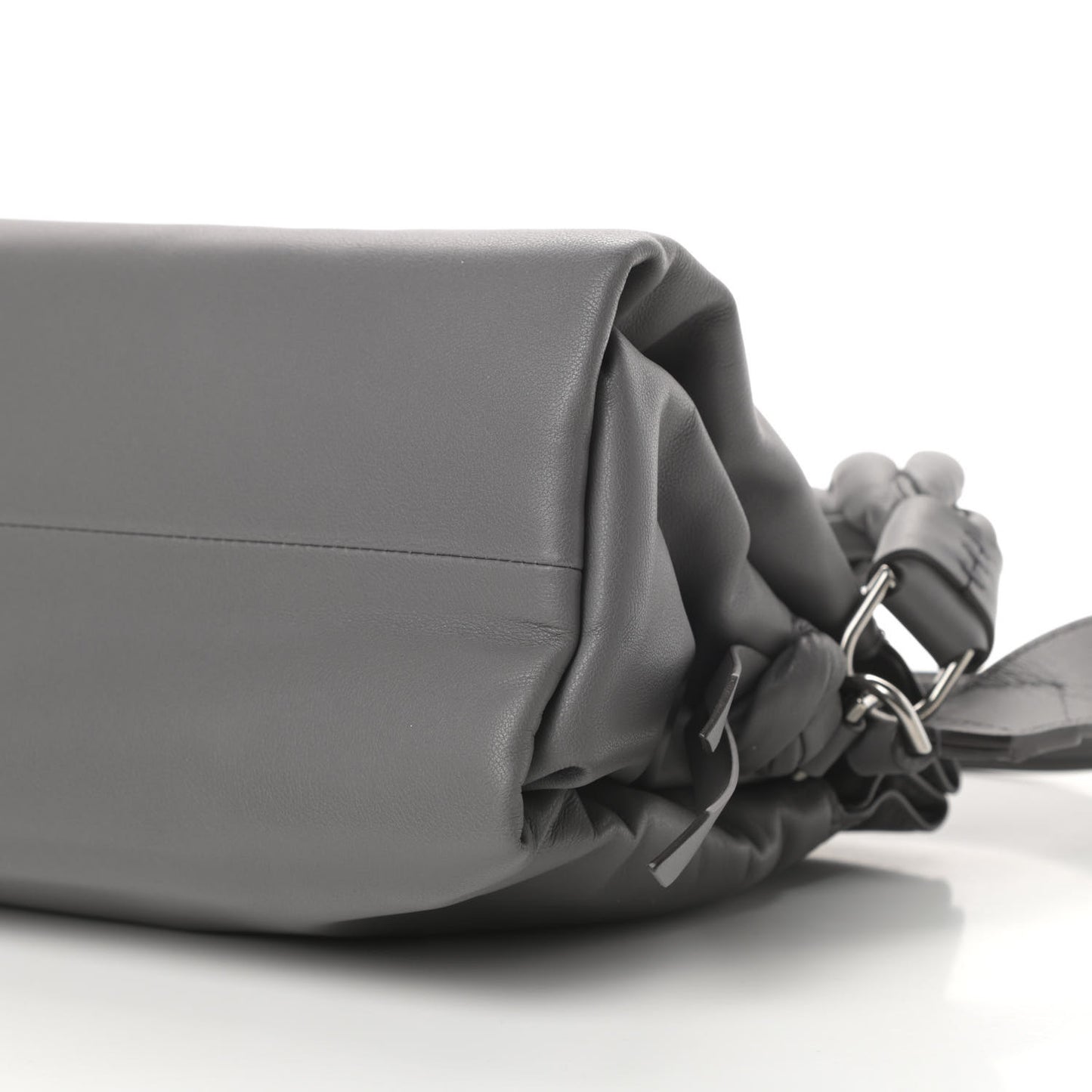 Calfskin Medium ID93 Satchel Storm Grey