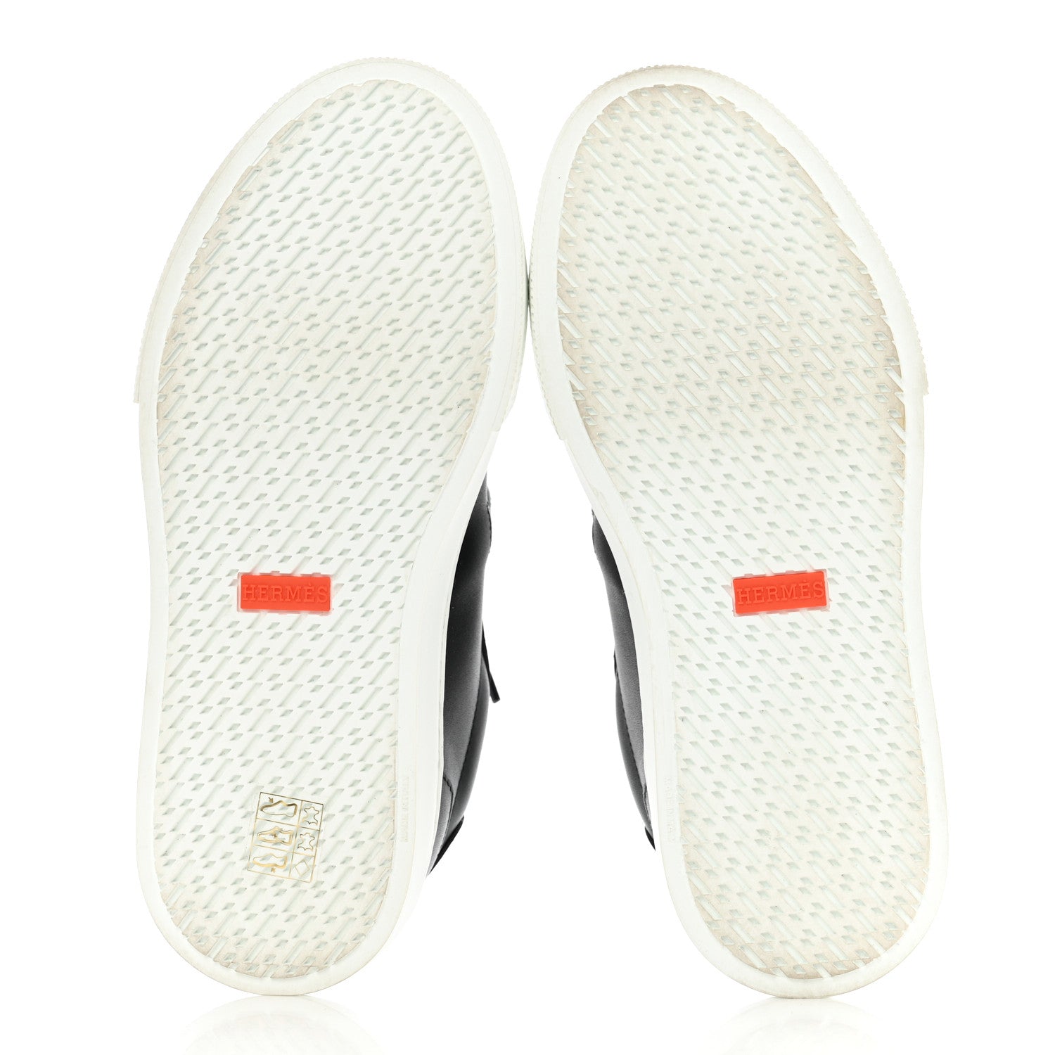 Hermes Calfskin Day Sneakers 36.5 Black 5 of 8