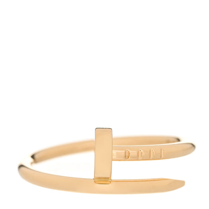 Cartier 18K Yellow Gold Small Juste Un Clou Ring 53 6.25 1 of 6