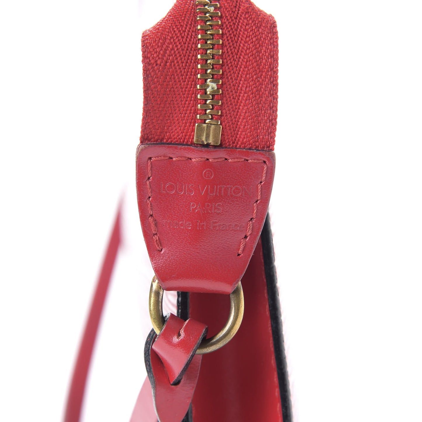 Epi Pochette Accessories 24 Castillan Red