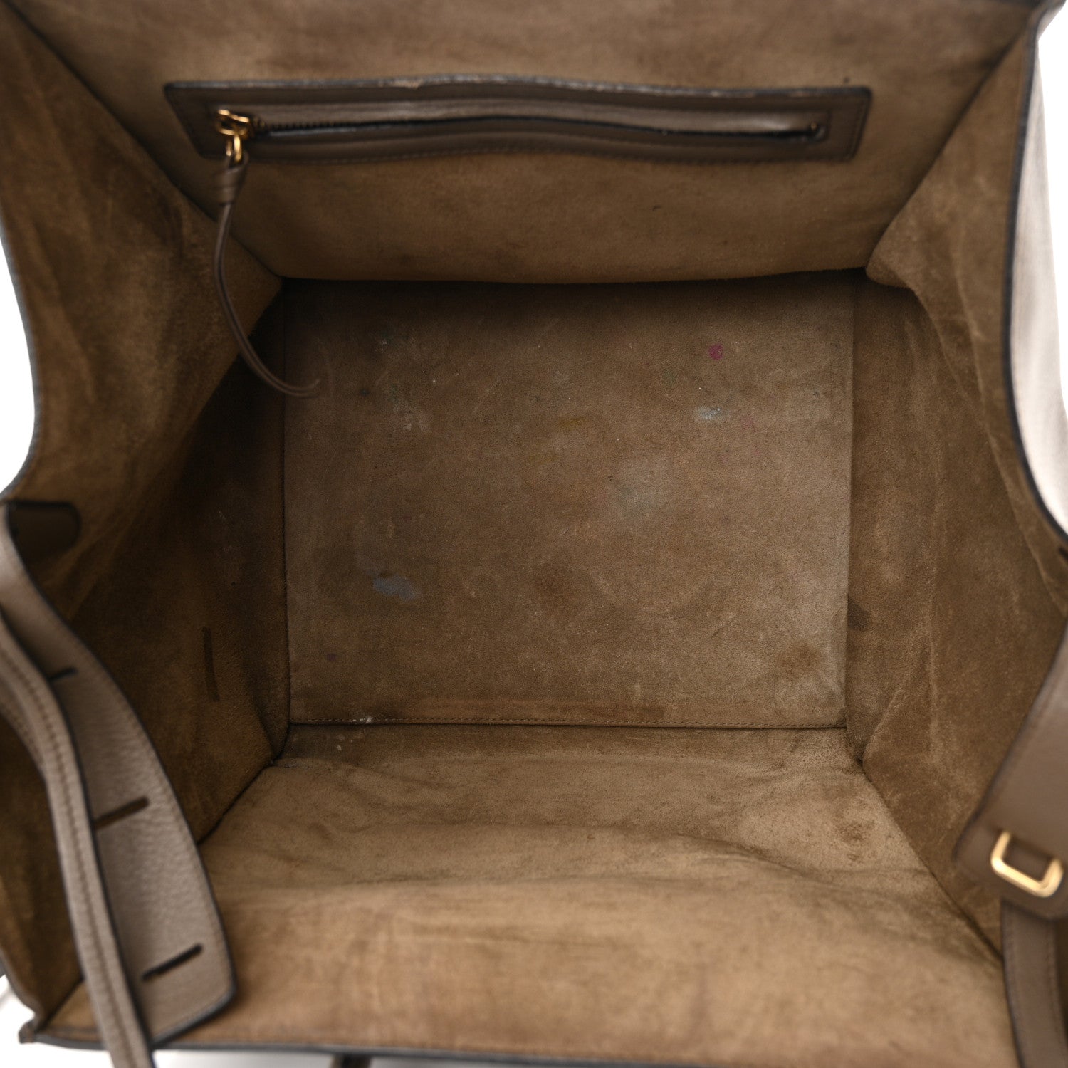 Celine Grained Calfskin Medium Phantom Luggage Taupe 5 of 30