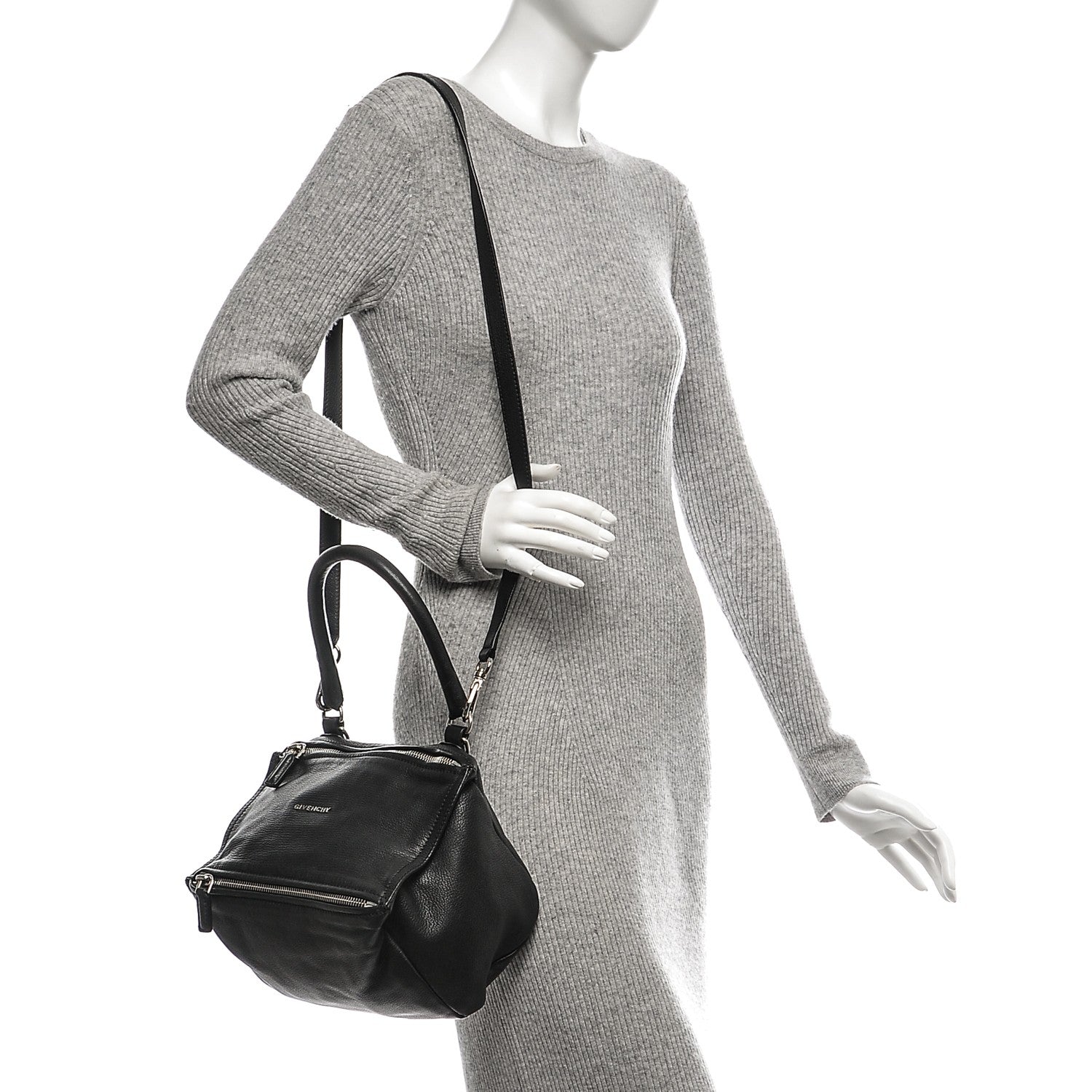 Givenchy Sugar Goatskin Small Pandora Black 2 of 7