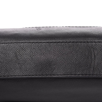 Chanel Caviar Large CC Tuck Tote Black 9 of 12