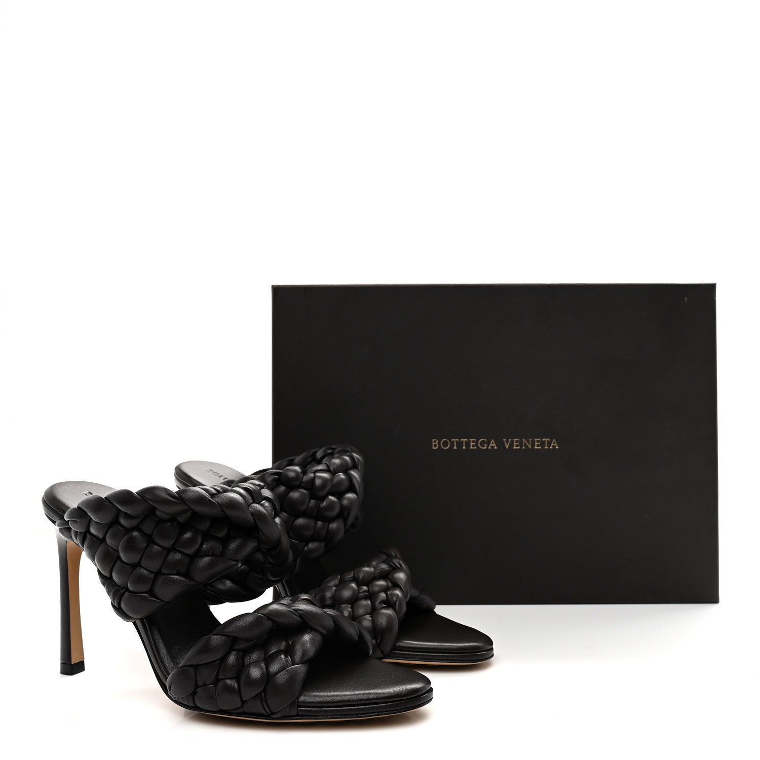 Bottega Veneta Nappa Twisted Padded Intrecciato Curve Slide Sandals 36.5 Fondant 9 of 9
