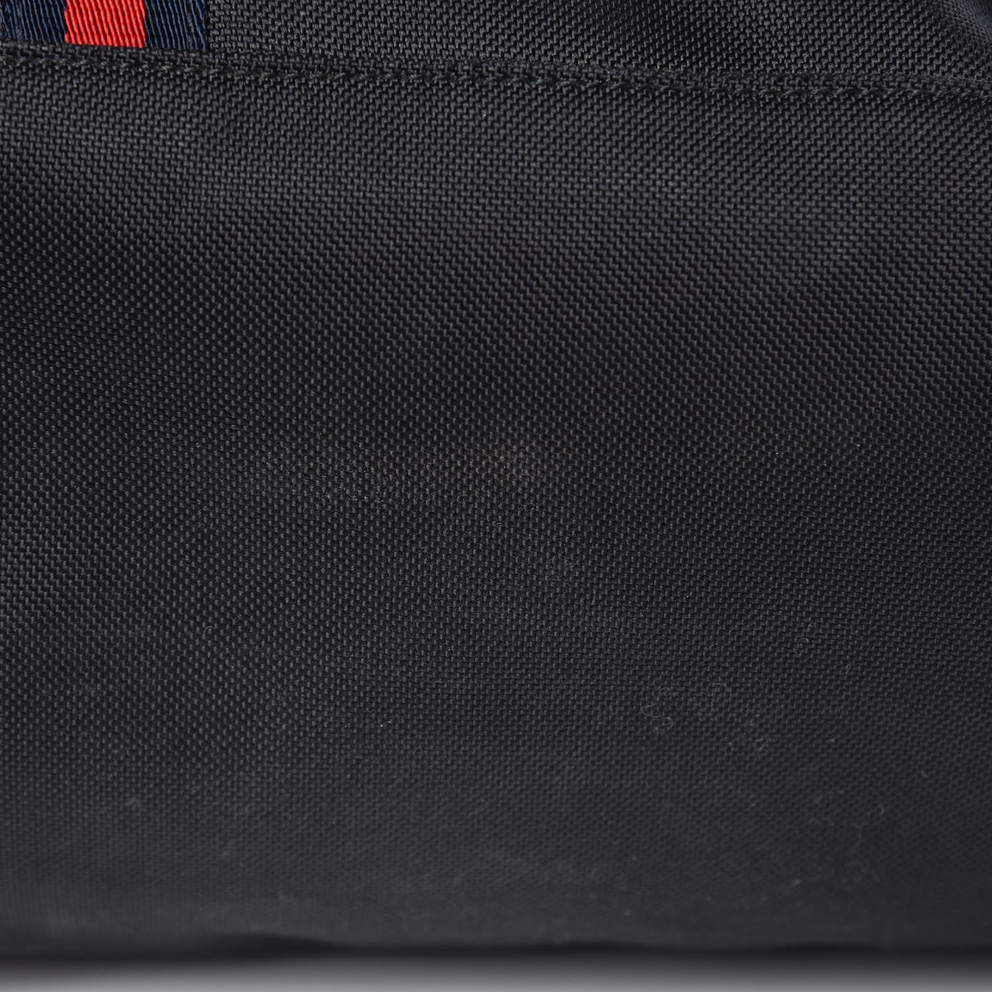 Techno Canvas Web L'Aveugle Par Amour Embroidered Double Buckle Backpack Black