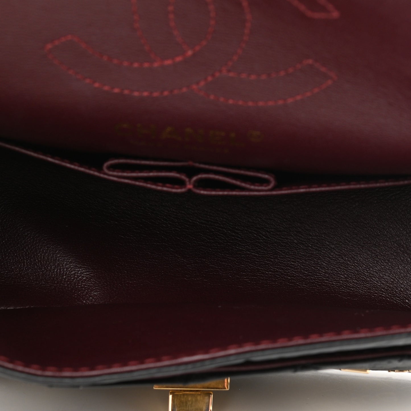 Aged Calfskin Lucky Charms 2.55 Reissue 224 Flap Black