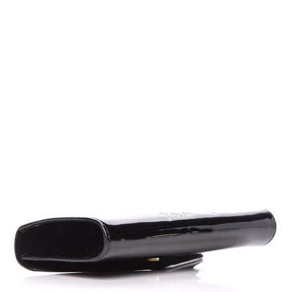 Saint Laurent Patent Y-Mail Clutch Black 4 of 8