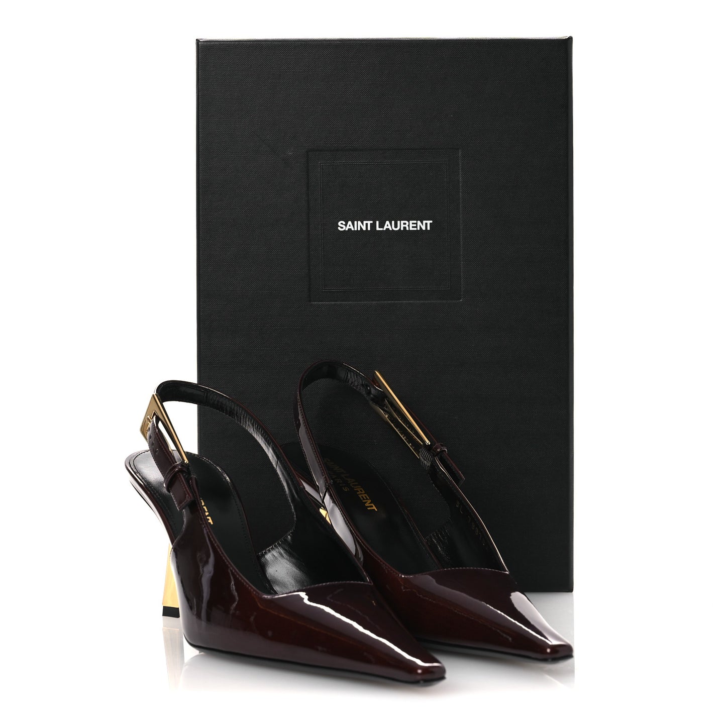 Glazed Calfskin Lee 75 Slingback Pumps 37 Marron Glace