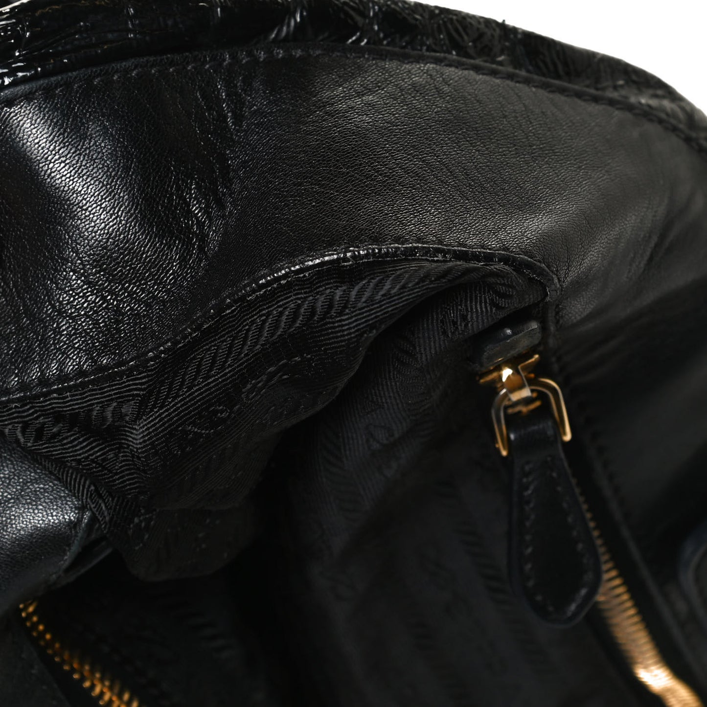 Vernice Bow Tote Black