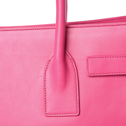 Saint Laurent Calfskin Small Sac De Jour Bubblegum 14 of 27