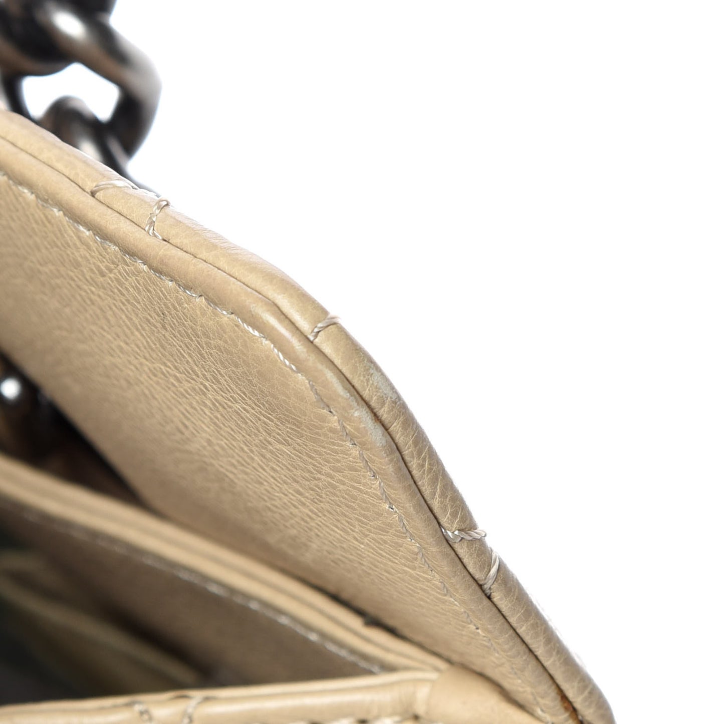 Lambskin Boy Reverso Shopping Tote Beige