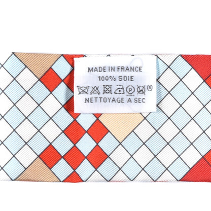 Hermes Silk Colliers De Chiens Remix Twilly Rouge Ciel Gris Perle 4 of 4