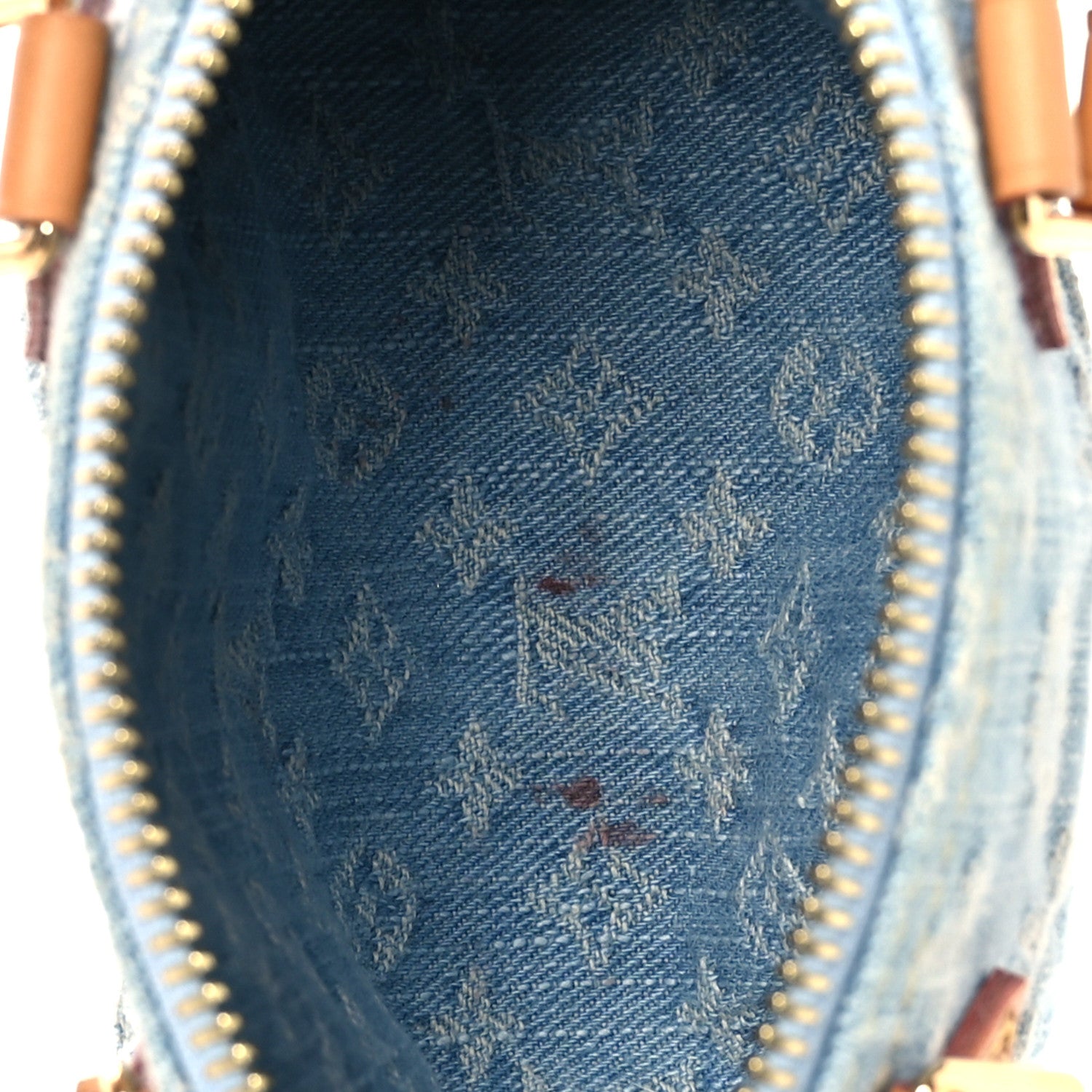 Louis Vuitton Monogram Denim Nano Speedy Sky Blue 5 of 10