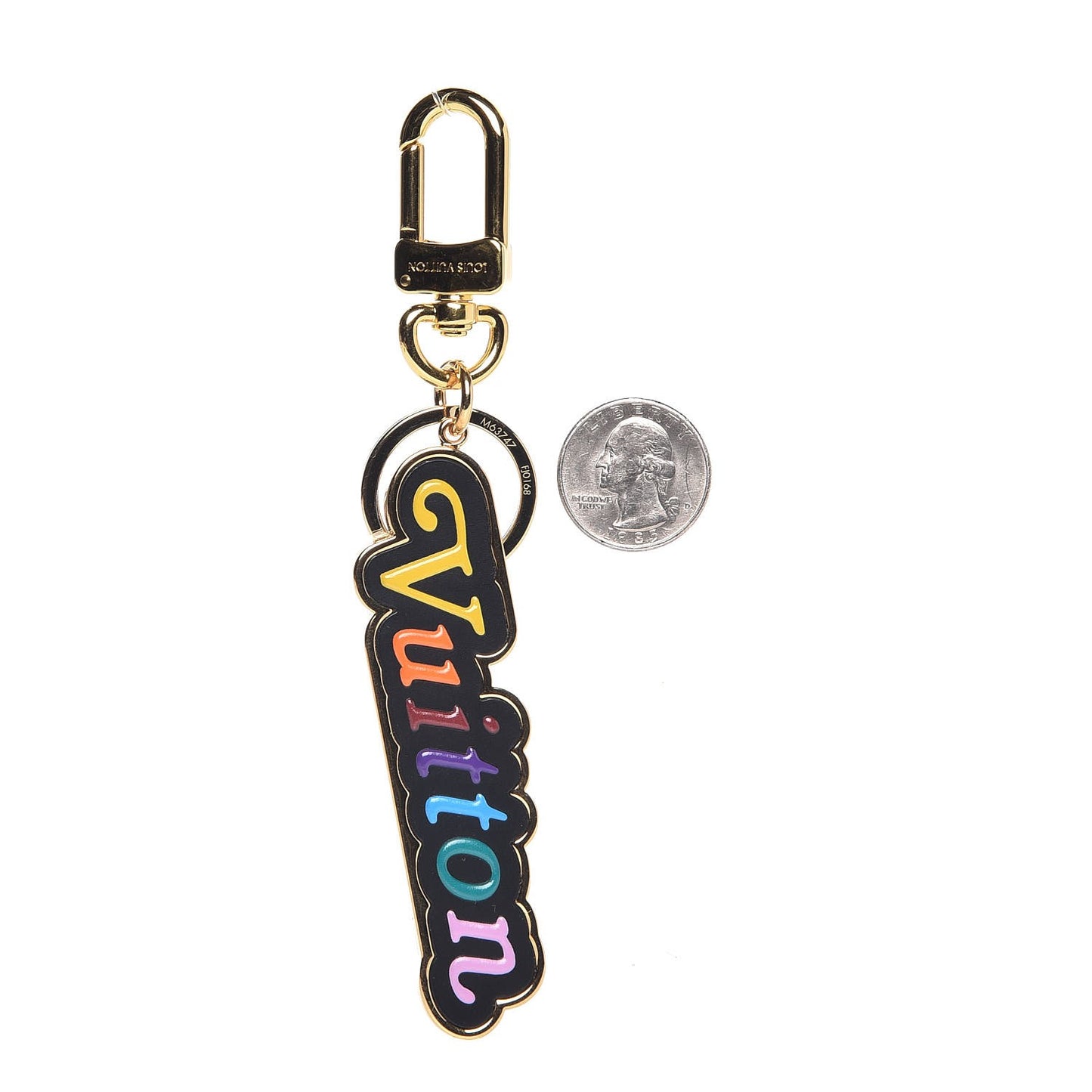 New Wave Bag Charm Key Holder Multicolor