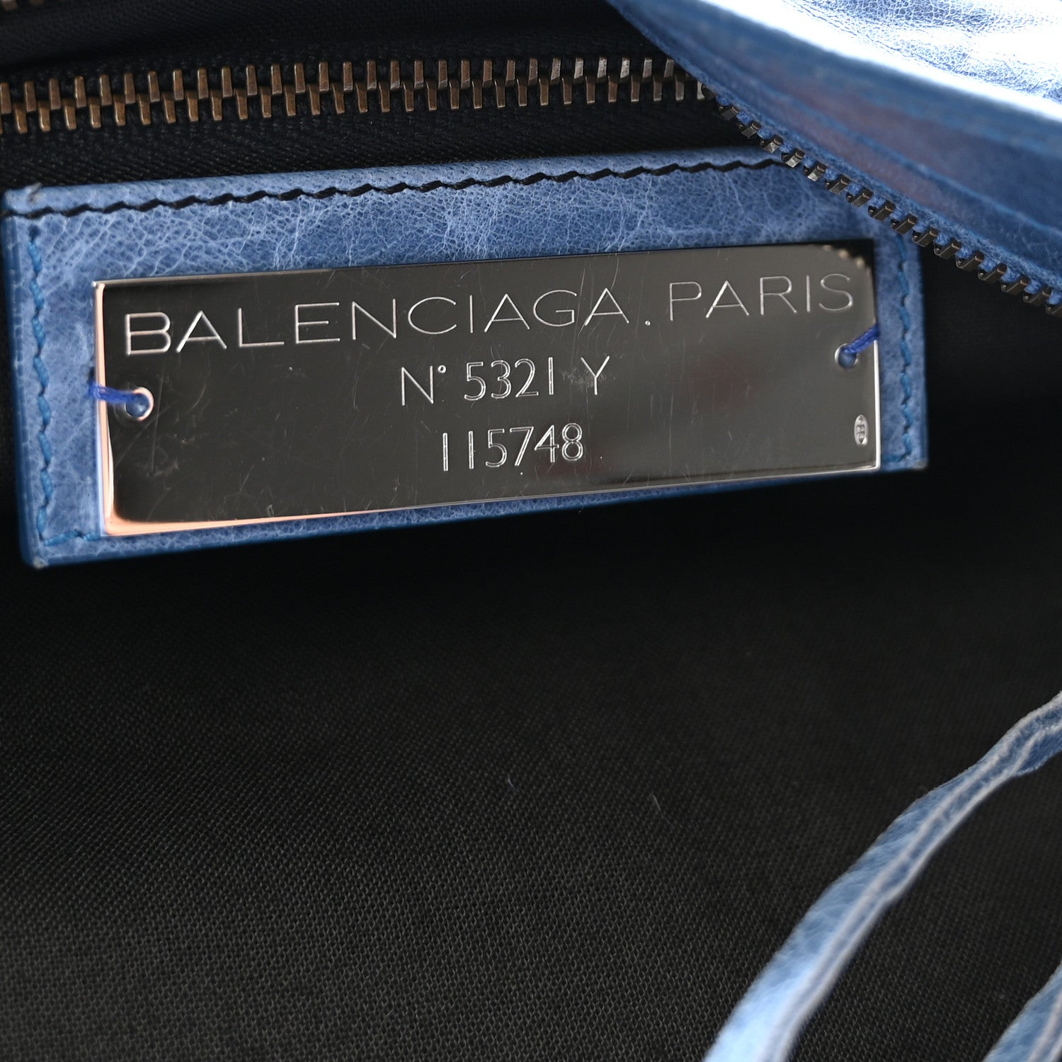 Balenciaga Agneau Classic Hardware City Bleuet 6 of 9