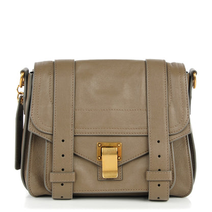 Proenza Schouler Lambskin PS1 Pouch Messenger Smoke 1 of 7