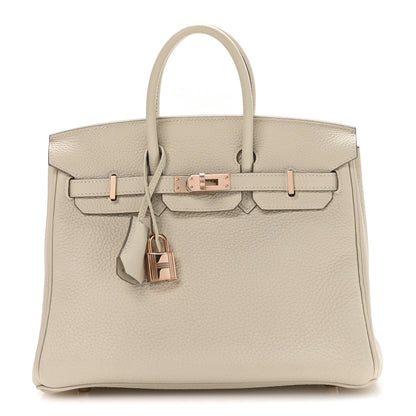 Hermes Togo Birkin 25 Craie 1 of 21