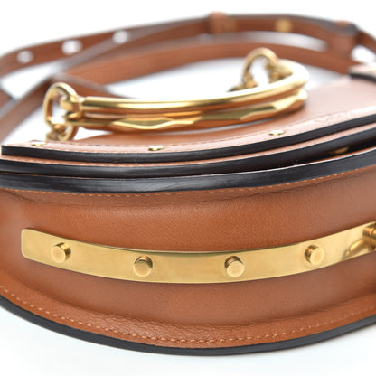 Chloe Calfskin Small Nile Bracelet Minaudiere Bag Caramel 7 of 10