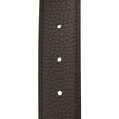 Hermes Box Togo 32mm Matte H Belt 95 Black Etain 5 of 6