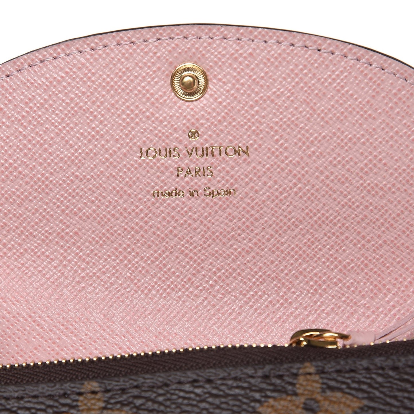 Monogram Rosalie Coin Purse Rose Ballerine
