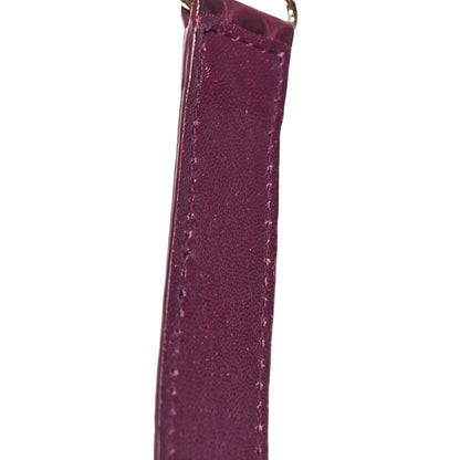 Balenciaga Calfskin Crocodile Embossed Gold Hardware City Violet Prune 13 of 14
