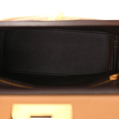 Hermes Evercolor Swift Verso 24/24 21 Caramel Sesame Rouge Sellier 5 of 15