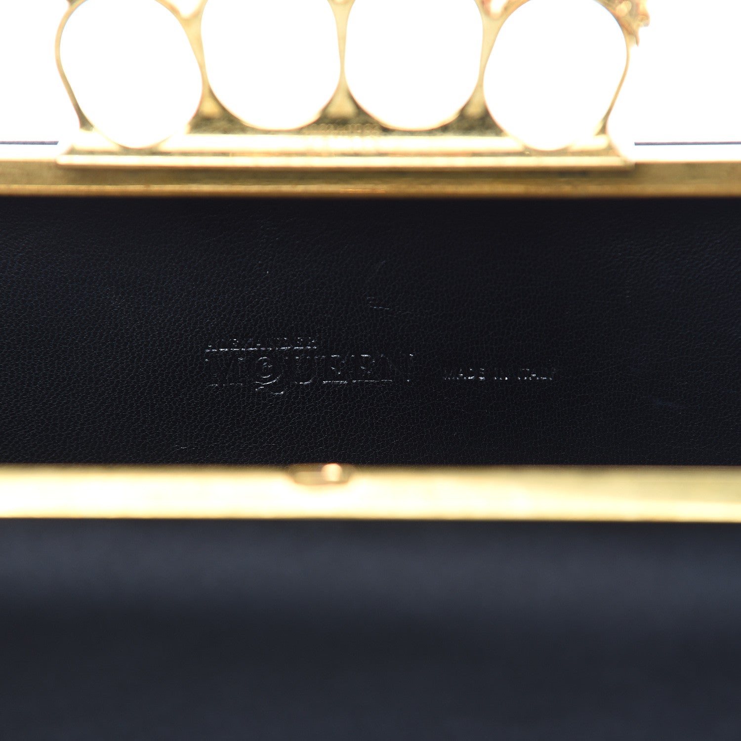 Alexander McQueen Silk Knucklebox Clutch Black 6 of 11