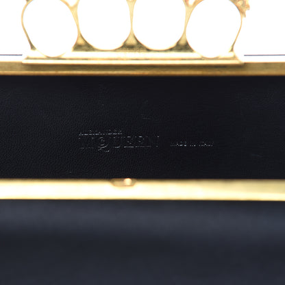 Alexander McQueen Silk Knucklebox Clutch Black 6 of 11