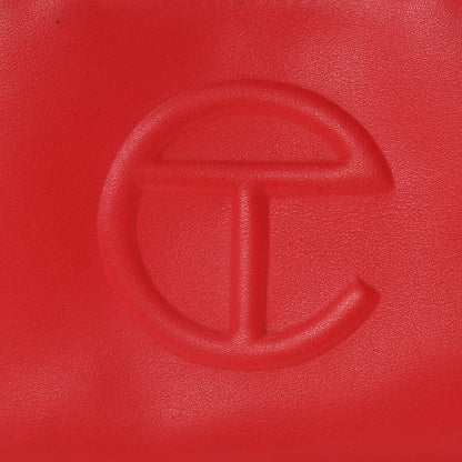 Telfar Vegan Leather Small Shopping Bag Red 8 of 10