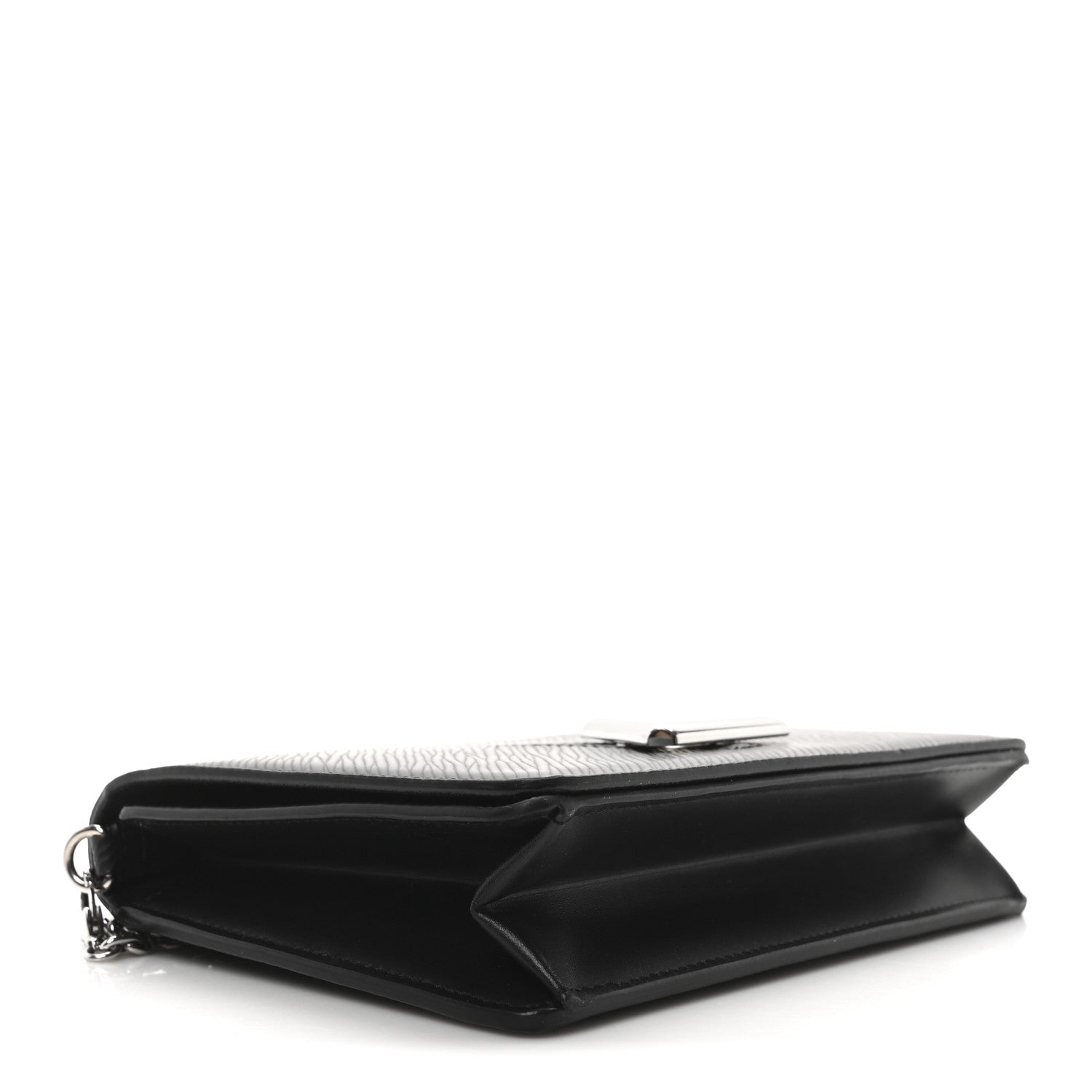 Louis Vuitton Epi Twist Chain Wallet Black 4 of 9