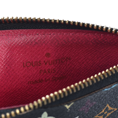 Louis Vuitton Monogram Multicolor Key Pouch Black Grenade 6 of 6