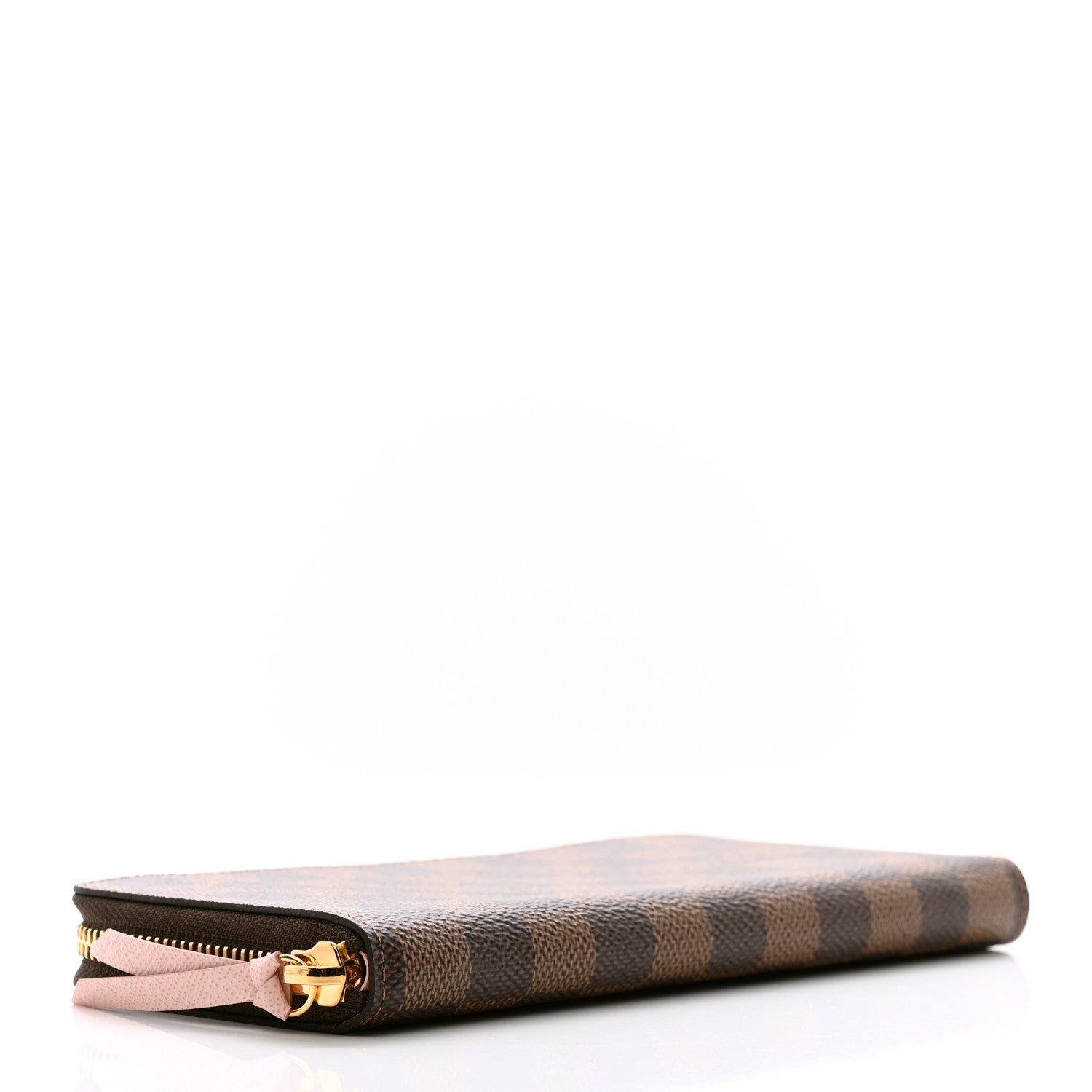 Louis Vuitton Damier Ebene Clemence Wallet Rose Ballerine 4 of 7