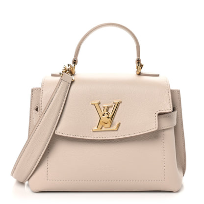 Louis Vuitton Soft Calfskin Mini Lockme Ever Greige 1 of 9