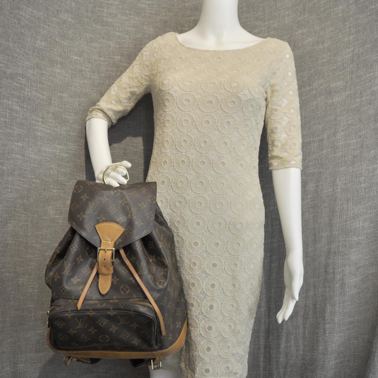 Louis Vuitton Monogram Montsouris GM Backpack 2 of 9