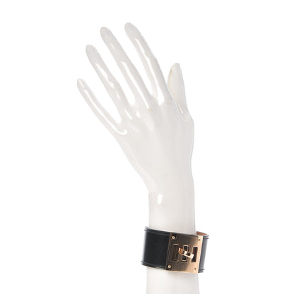 Hermes Box Kelly Dog Bracelet T3 Black 2 of 5